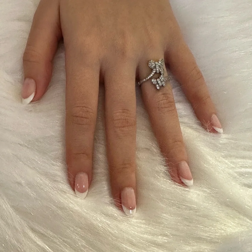 Elegant 925 sterling Silver Butterfly Ring